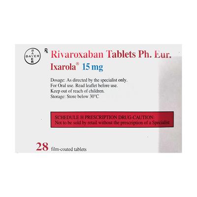 Ixarola 15mg Tablet 14'S - Blood Clot-Ant