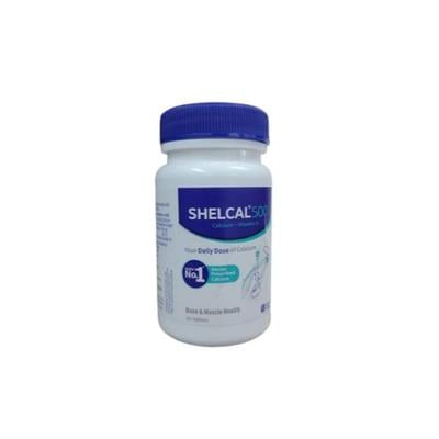 Shelcal 500 Calcium+Vitamin D3 Tablet 30's - Calcium And Minerals