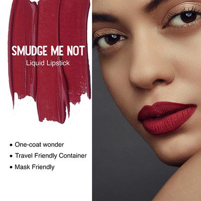 Sugar Cosmetics Smudge Me Not Liquid Lipstick - 02 Brink Of Pink (Plum Rose) 4.5 ml - Liquid Lipsticks