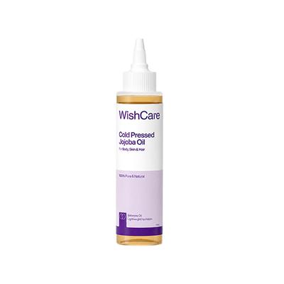 Wishcare 100% Pure Cold Pressed Jojoba Oil For Hair & Skin-Strengthens Hair-Moisturizes Skin (100ml) - Hair Oils