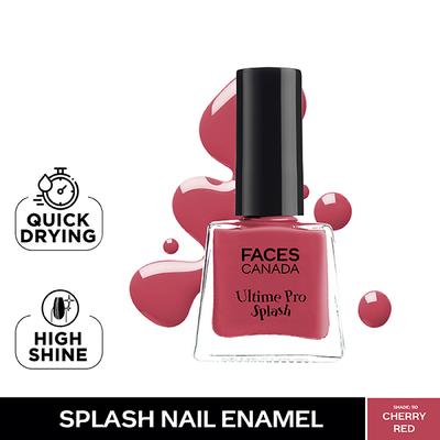 FACESCANADA Ultime Pro Splash Mini Nail Enamel Cherry Red 110 5 ml - Nail Polish