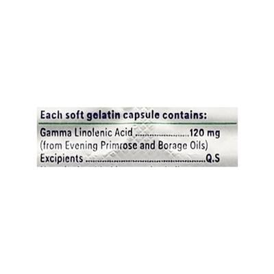GLA 120mg Capsule 30'S - Nootropics And Neurotrophics