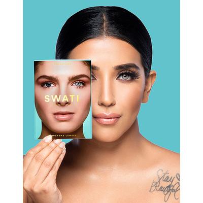 Swati Cosmetics Coloured Lenses Turquoise 6 Month Contact Lenses ( - 1.5) 1's - Eyecare Lenses