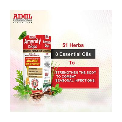 Aimil Amynity Drops (Pack of 4 x 25 ml) - Health Products