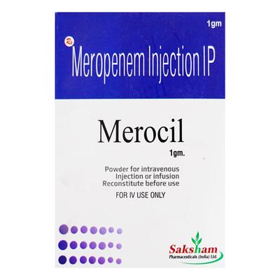 MEROCIL 1gm Injection 1's - Bacterial Infections-OBL
