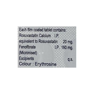 Roliptin F Forte Tablet 10'S - High Cholesterol-Dys