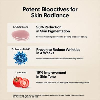 Wellbeing Nutrition Skin Fuel Pro+ Glutathione, Vit C & E, Anti-aging - Strawberry 28 Servings 1's - Hair & Skin