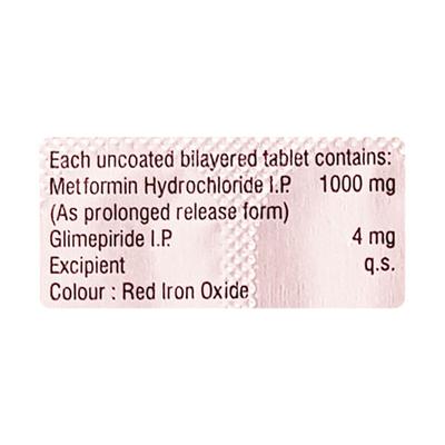 Gluconorm G4 Forte Tablet 15'S - Diabetes-Ant