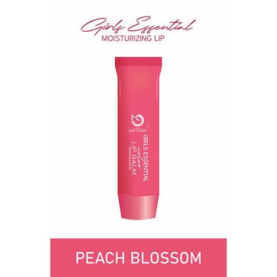 Matt Look Lip Makeup Girls Essential Colour Lip Balm Moisturizing Lip, Peach Blossom 3.5 gm - Lip Balms