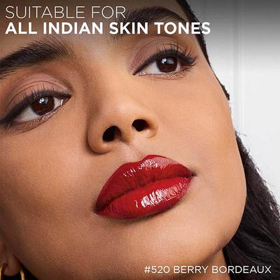 Loreal Paris Infallible Laque Resistance Lacquer-Like Shine, 16H Longwear, 520 Berry Bordeaux 4 ml - Liquid Lipsticks
