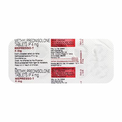 Mepresso T 4mg Tablet 10'S - Hormonal Therapy-Cor