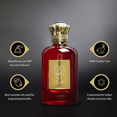 RiiFFS Imperial Rouge Eau De Parfum for Women 100 ml - Women Perfumes (Edt/Edp)