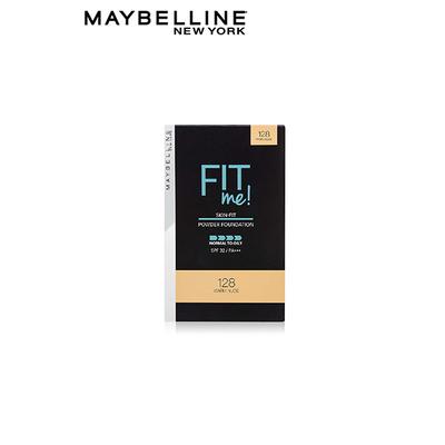 Maybelline New York Fit Me Two Way Cake (Powder Foundation), 128 Warm Nude 9 gm - Compact Powder