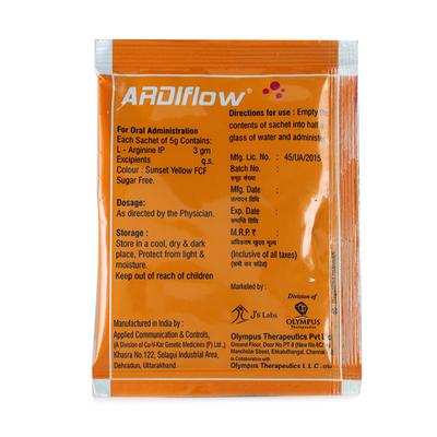 ARDIFLOW Sugar Free Orange Flavour Sachet 5gm - Supplements-Sup