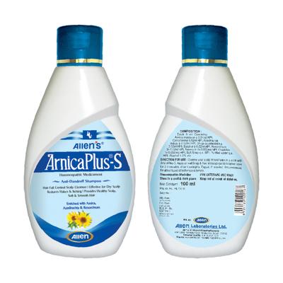 Allen Arnica Plus S Anti Dandruff Shampoo (Pack Of 2 X 100 ml) 1's - Personal Care(Homeopathy)