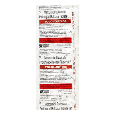 Tolol XR 100mg Tablet 10'S - Hypertension-Bet