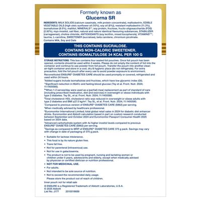 Ensure Diabetes Care Specialized Nutrition Drink Refill - Vanilla Delight Flavour 1.9 kg - Diabetes (Fitness)