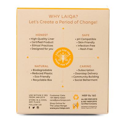 LAIQA Premium Ultrathin Panty Liners (Pack of 2 X 20) - Panty Liners