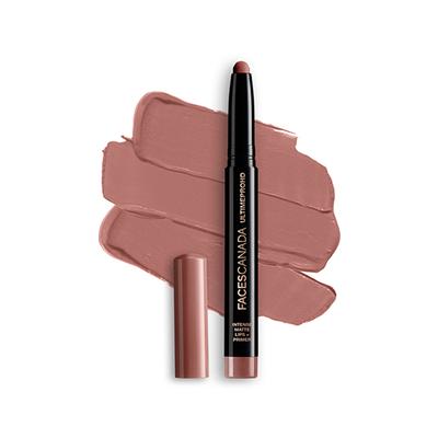 Faces Canada Ultime Pro Hd Intense Matte Lips + Primer - Marsala N02, 9Hr Long Stay 1.4 gm - Lip Crayons