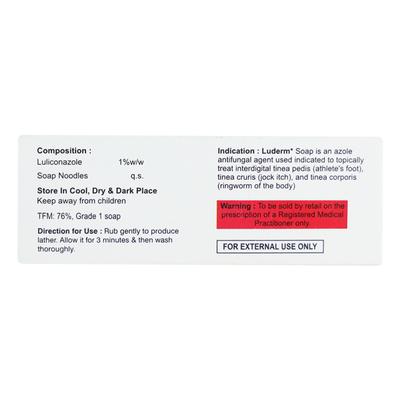 LUDERM Soap 75gm - Fungal Infections-Taa