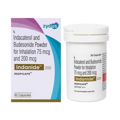 INDANIDE 200 Respicap 30's - Asthma/COPD-Ast