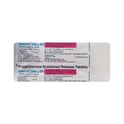 Gestofit SR 300mg Tablet 10'S - Hormonal Therapy-Oes