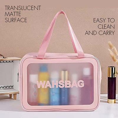Allure Washable Cosmetic Large Bag Color Pink 1's - Makeup Bags & Cases