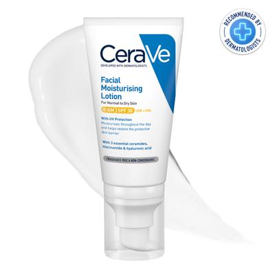 CeraVe PM Facial Moisturising Lotion - Normal to Dry Skin 52 ml - Face Wash & Cleansers