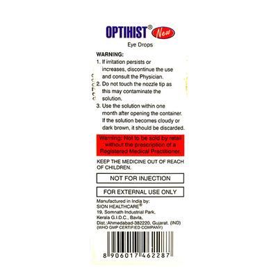 OPTIHIST NEW Eye Drops 5ml - Dry Eye-ODA