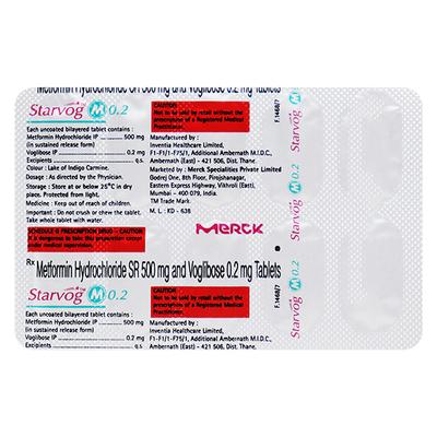 Starvog M 0.2mg Tablet 10'S - Diabetes-Ant