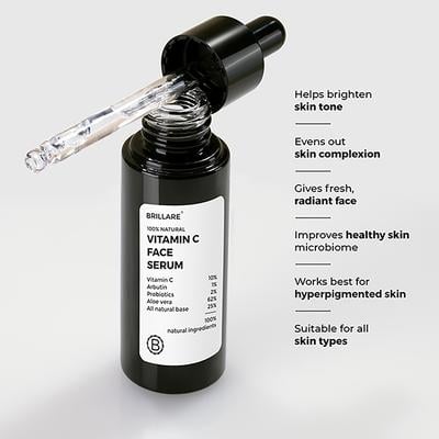 Brillare Vitamin C Face Serum For Bright, Glowing Skin 30 ml - Face Serum
