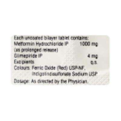 Gemer Ds 4Mg Tablet 10's - Diabetes-Ant