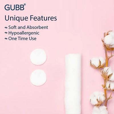 Gubb Cotton Pads Non Woven 80S 82gm 2's - Facial Wipes & Tissues