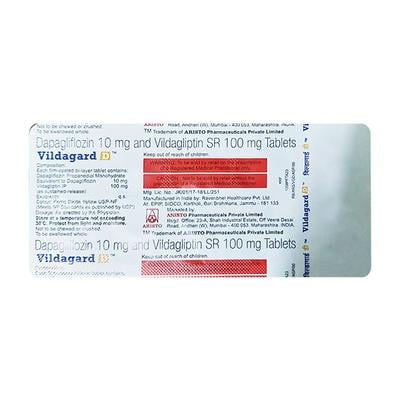 VILDAGARD D Tablet 10's - Diabetes-Ant