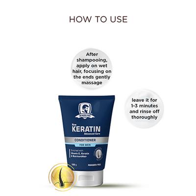 The Beard Story New Keratin Advanced Care Conditioner for Men 100gm - Conditioners