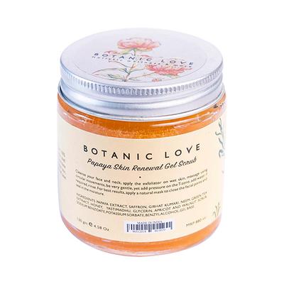 Botanic Love Papaya Skin Renewal Gel Scrub m 130 gm - Face Scrubs