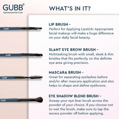 Gubb Makeup Brush Set - Makeup Brushes 8's - Face Brush