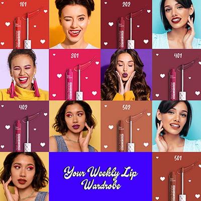 Blue Heaven Lip Kicks Non Transfer Lip Color 19.6ml 7's - Liquid Lipsticks