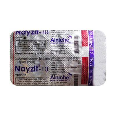 Nayzit 10mg Capsule 10'S - Acne-Acn
