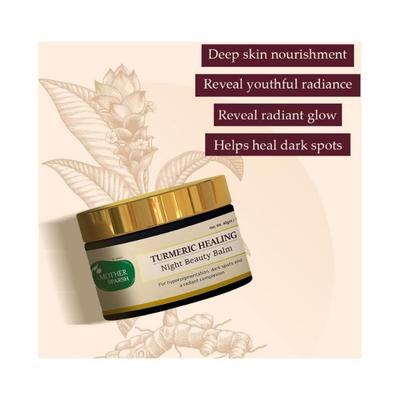 Mother Sparsh Turmeric Healing Night Beauty Balm For Dark Spots 40 gm - Night Cream