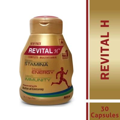 Revital H Men Capsules 30's + Free Revital H Women Tablet 4's - Multi-Vitamins