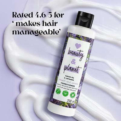 Love Beauty And Planet Argan Oil and Lavender Paraben Free Smooth and Serene Conditioner 400 ml - Conditioners