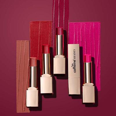 mCaffeine Shades Creamy Matte Kiss Bullet Lipstick - Moisturizing, Lightweight - Mauve Velvet 3.5 gm - Lipsticks