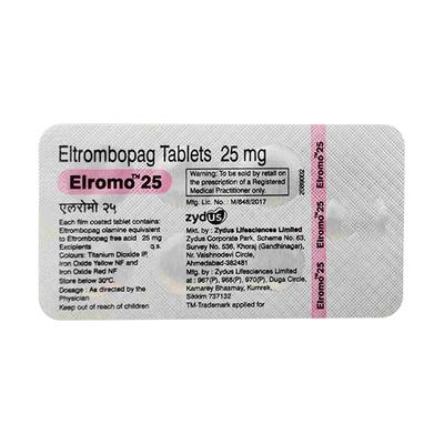 ELROMO 25 Tablet 7's - Blood Clot-Ant