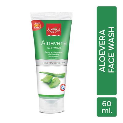 Bee One Aloevera Face Wash 60 ml - Face Wash & Cleansers