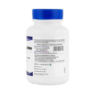 Healthvit N-Acetyl L-Cysteine (NAC) Liver & Antioxidant Support 600mg-Capsules 60's - Calcium And Minerals