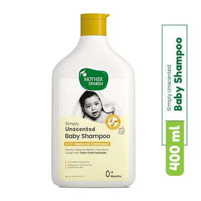 Mother Sparsh Simply Unscented Baby Shampoo 400 ml - Baby Shampoo