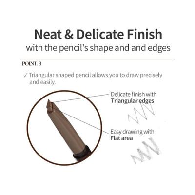 ETUDE Drawing Eyebrow (02 GRAY BROWN) 0.25 gm - Eyebrow Pencils & Enhancers