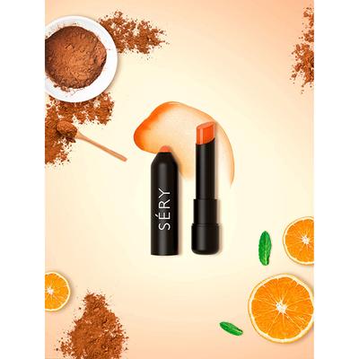 Sery Pout 'N' Shine Lip Tint Orangechoco, T6 3.5 gm - Lip Balms