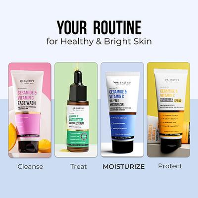 Dr. Sheth's Ceramide & Vitamin C Oil - Free Moisturizer 50 gm - Face Moisturizers